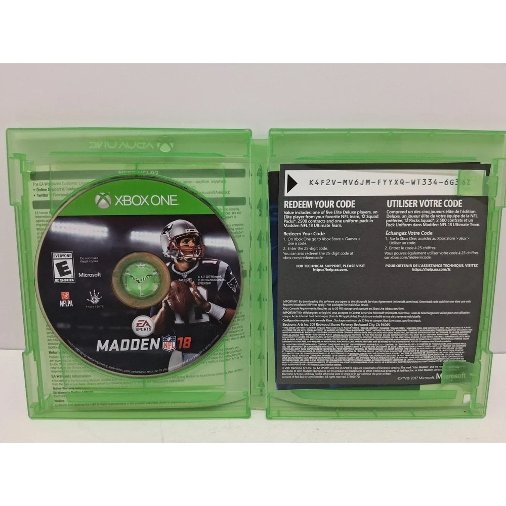 Xbox 1 Madden NFL 18 G.O.A.T. Edition
